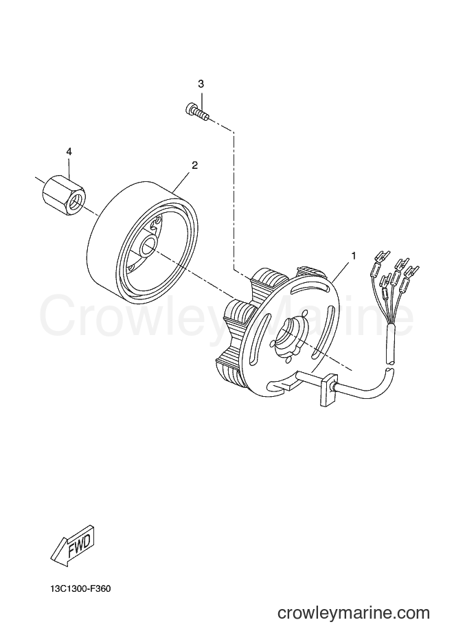 Yamaha Motors DT50RSM (14P2) [010] - GENERATOR