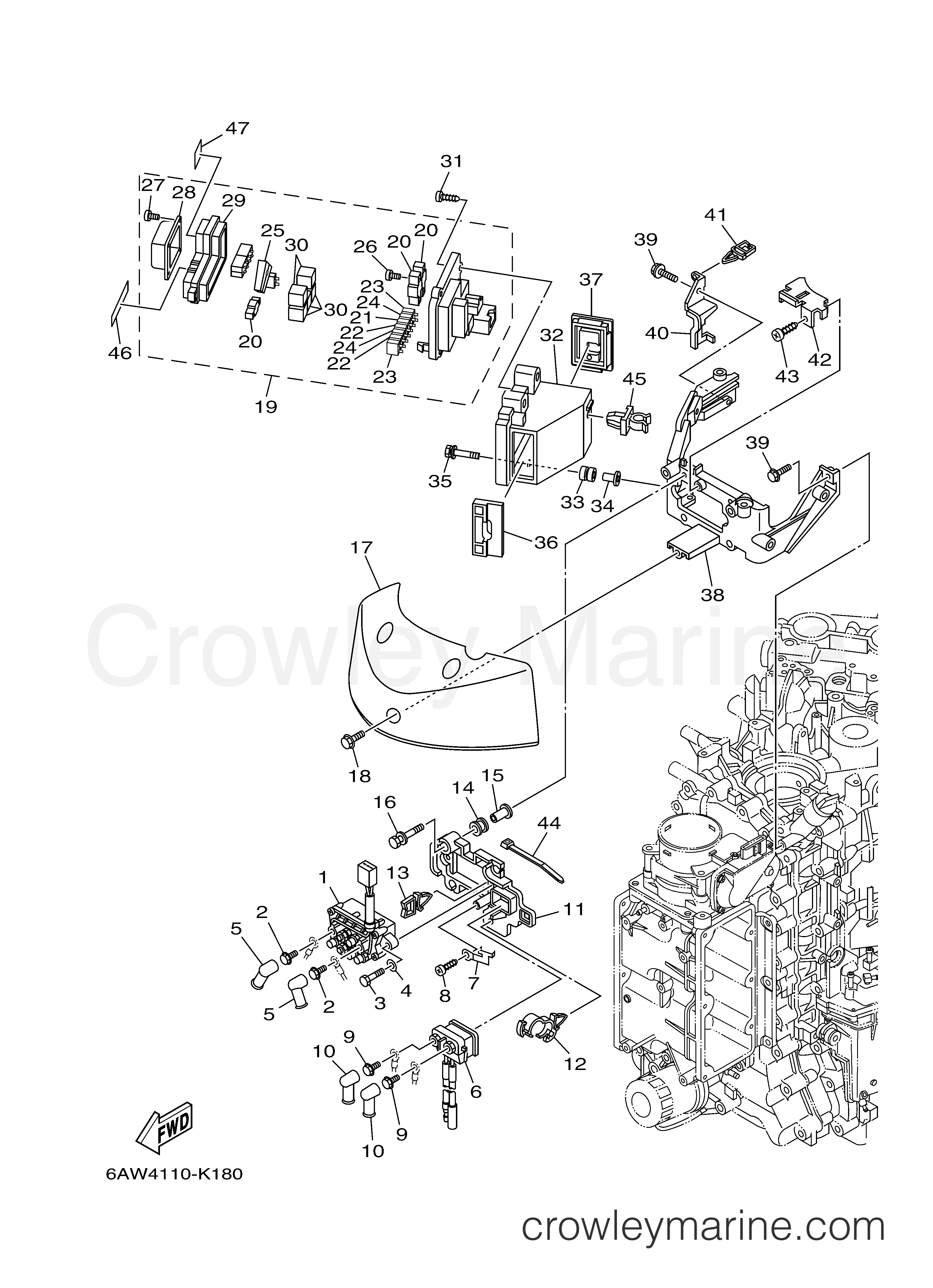 Yamaha Motors FL350AET1X - ELECTRICAL 2