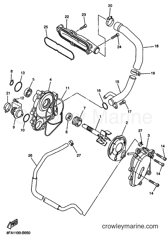 Yamaha Motors RX10ST (8FX2) [010] - WATER PUMP