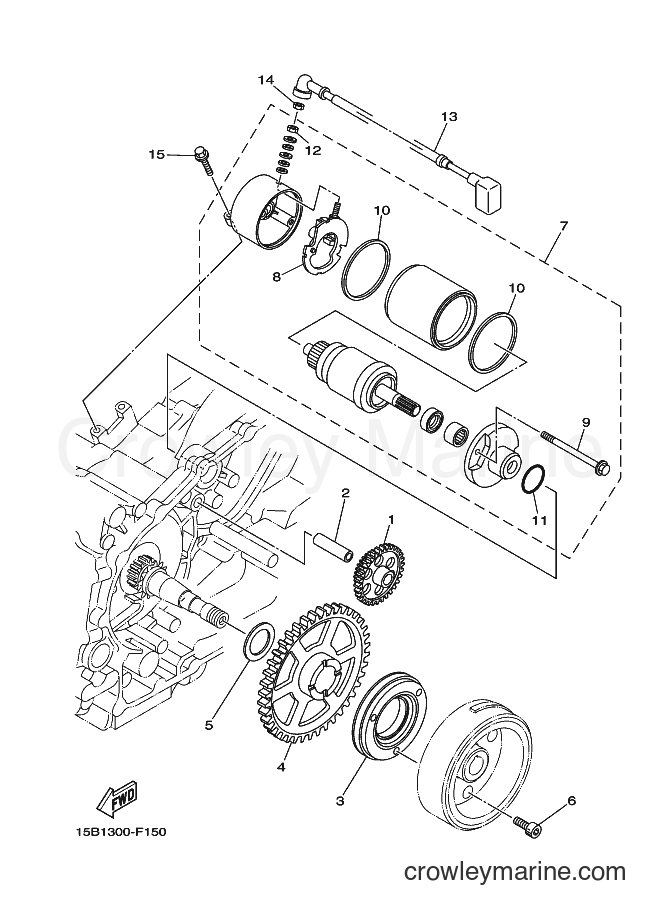 Yamaha Motors XP500 (15B1) [010] - STARTER