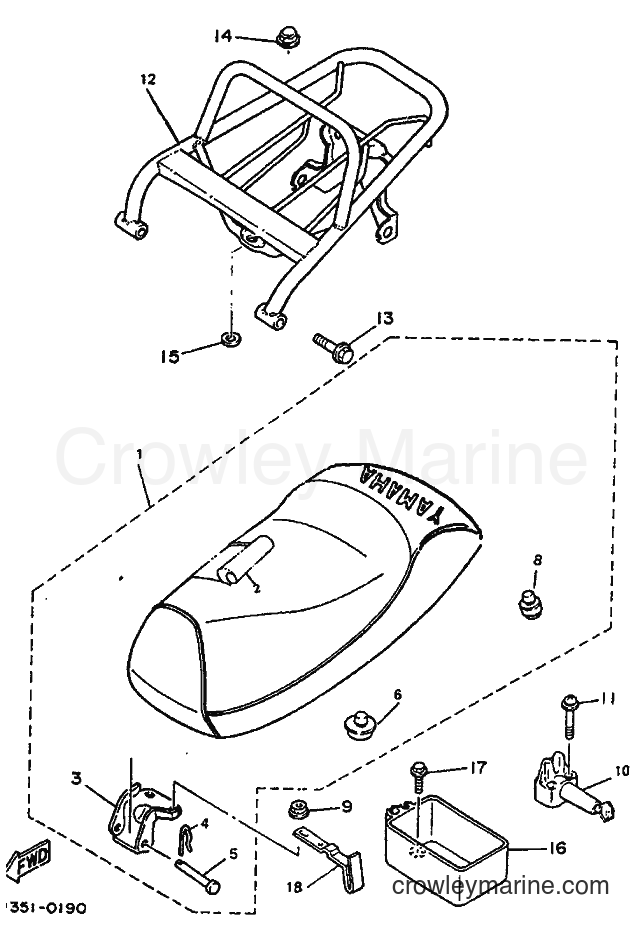 1992 Scooter CW50 - CW50 (4BY2) [999] - SEAT & CARRIER