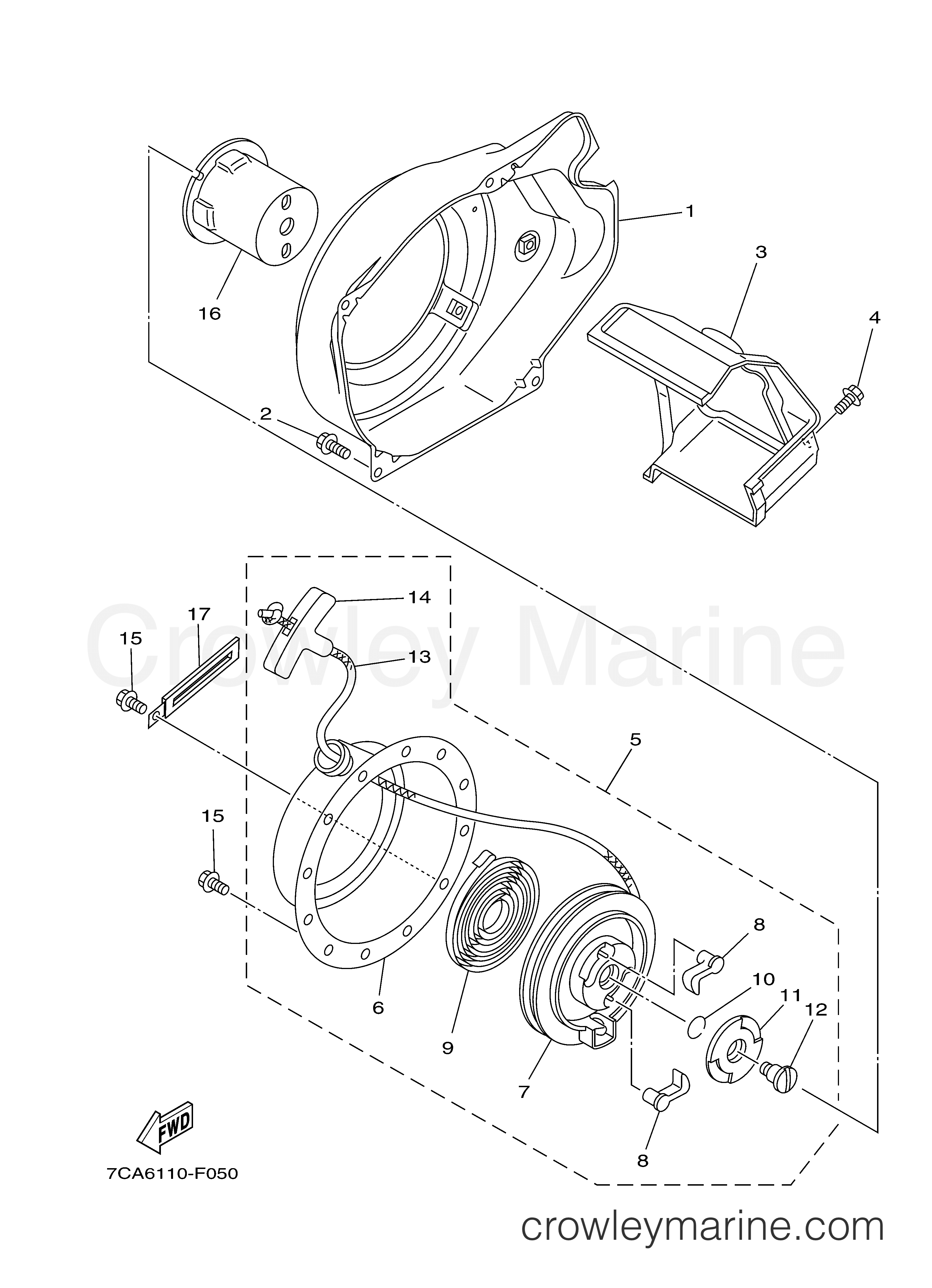 Yamaha Motors EF2600J - AIR SHROUD STARTER