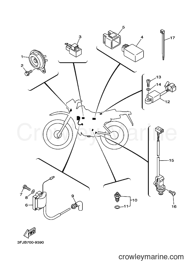 2002 Dirt Bike DT175 - DT175 (3FJE) [010] - ELECTRICAL 2