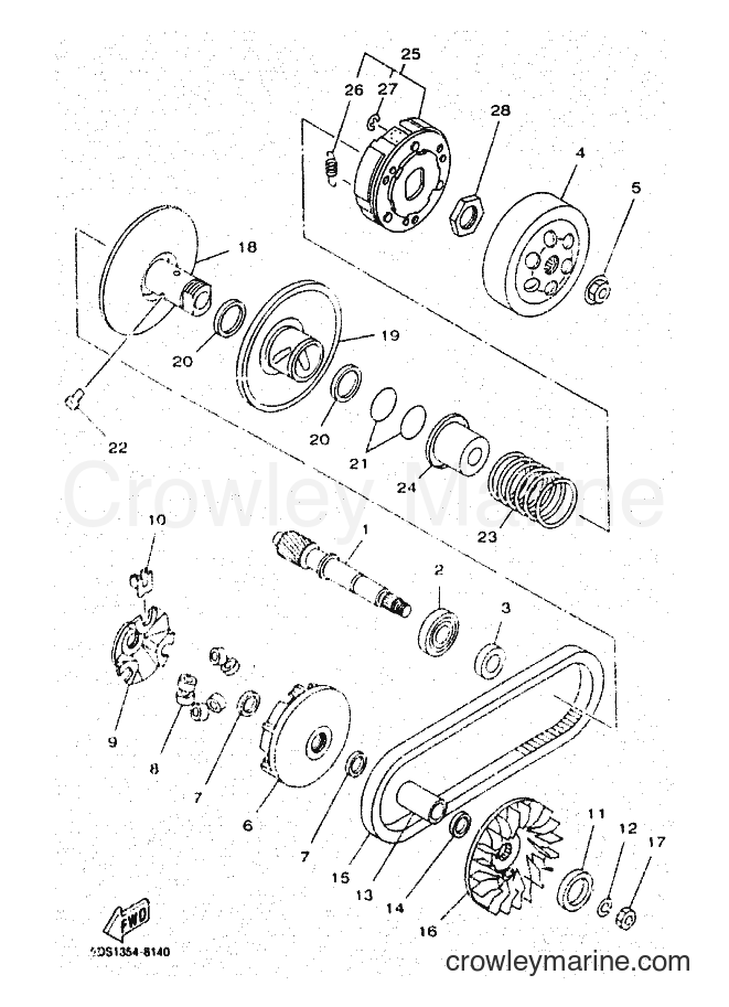 Yamaha Motors YP125E (5DSL) [010] - CLUTCH