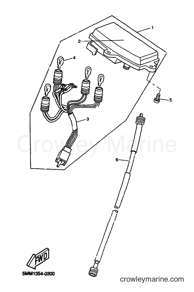 Yamaha Motors CW50 (5MN1) [030] - METER