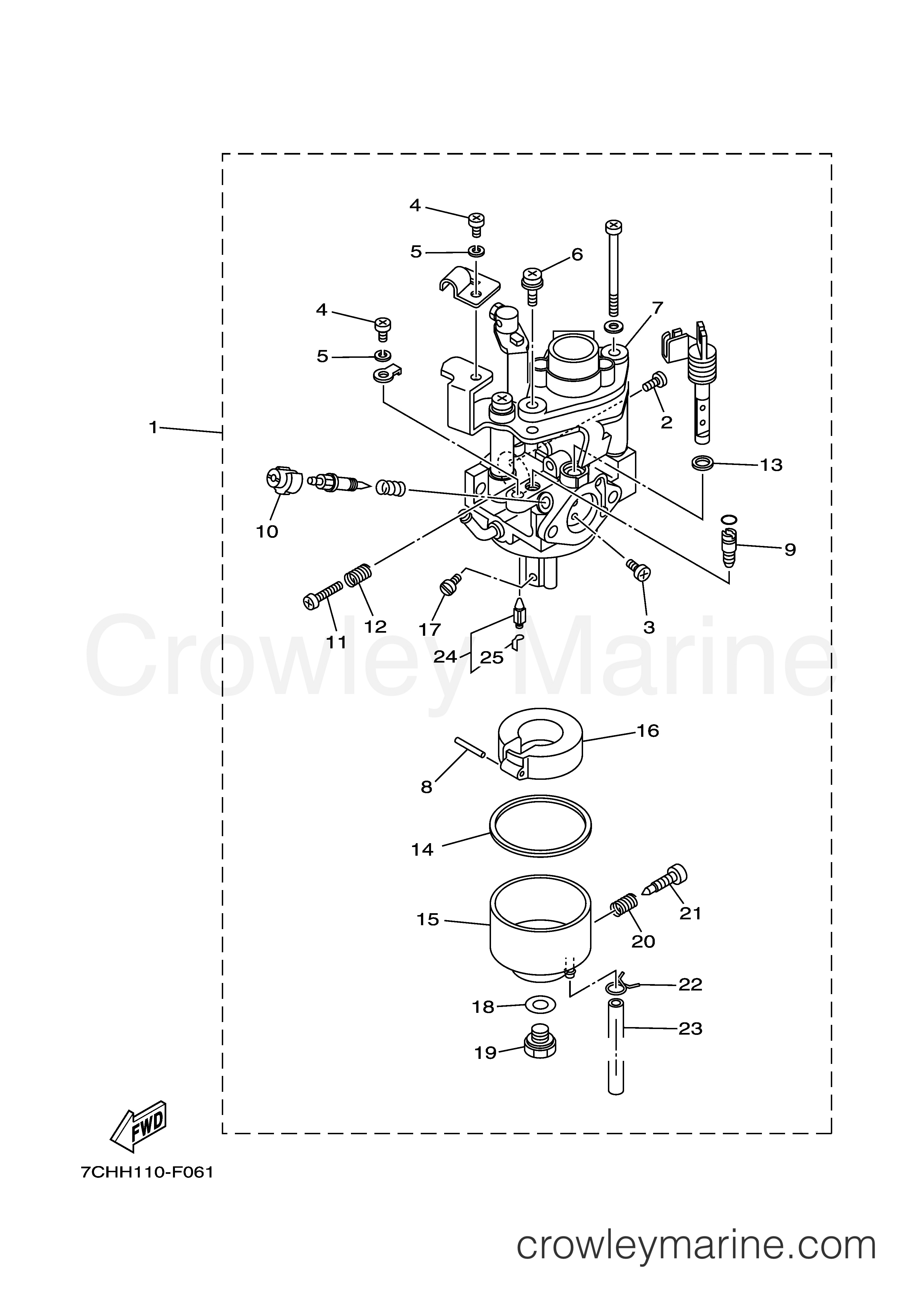 Yamaha Motors EF30ISEJ - CARBURETOR