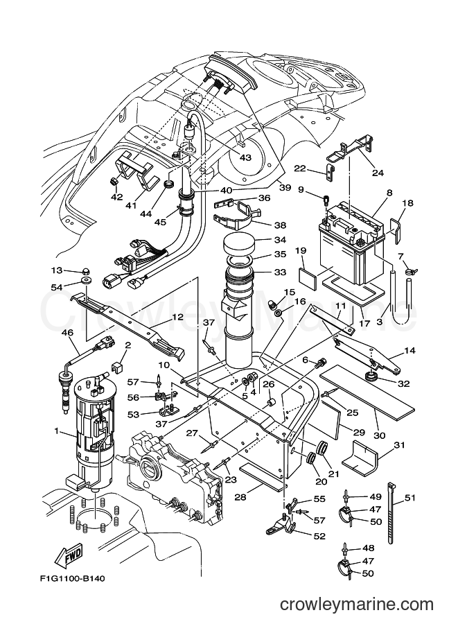 Yamaha Motors GP1300-B (F1G1) [03D] - ELECTRICAL 2