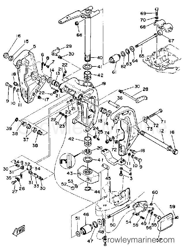 Yamaha Motors L150ETXG - BRACKET