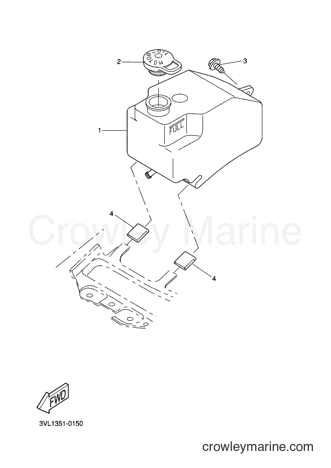 2002 Scooter CW50 - CW50 (5MS2) [010] - OIL TANK