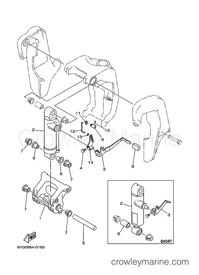Yamaha Motors 50G (62F) [010] - BRACKET 3