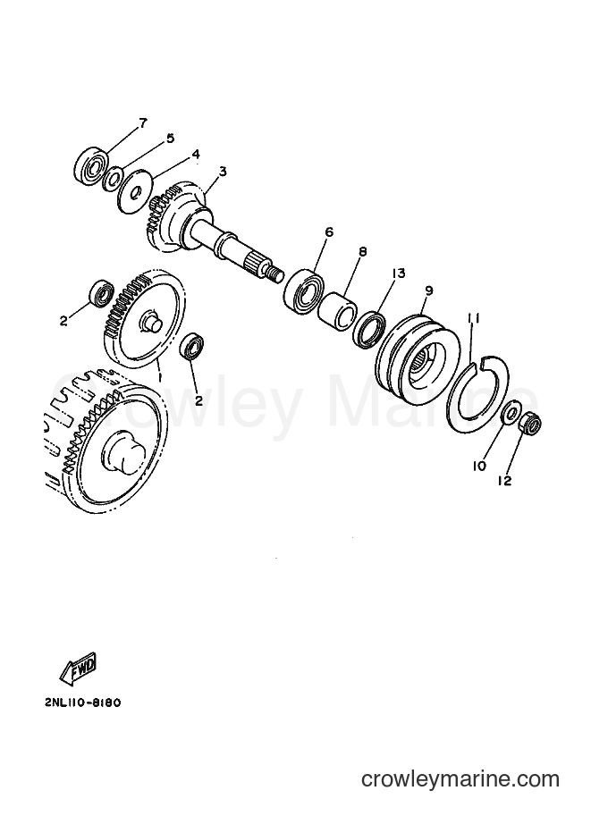1988 ATV YFP350 - YFP350 (2TX0) [010] - PTO CLUTCH