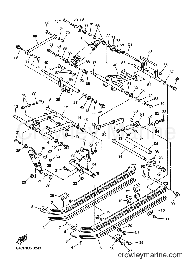 2005 Snowmobile VK540III - VK540III (8ACF) [030] - TRACK SUSPENSION 2