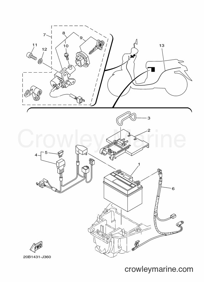 Yamaha Motors AF115S (20BB) [010] - ELECTRICAL 1