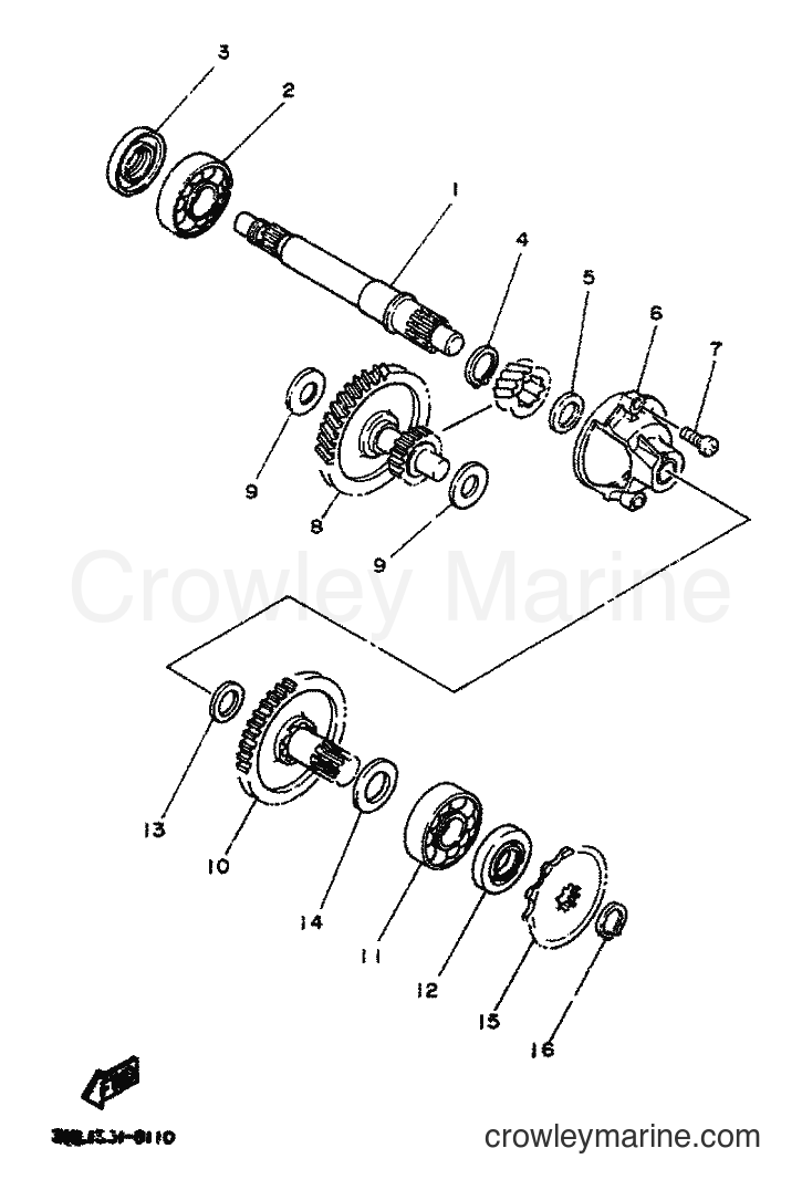 1991 Scooter DT50R - DT50R (4CT2) [999] - TRANSMISSION