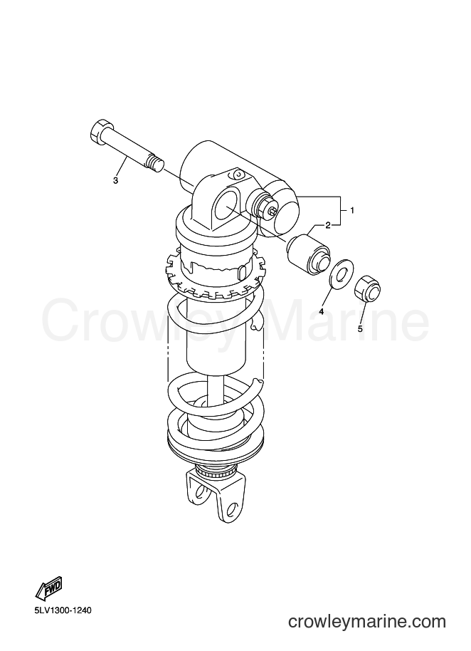 Yamaha Motors FZS1000 (5LVF) [120] - REAR SUSPENSION