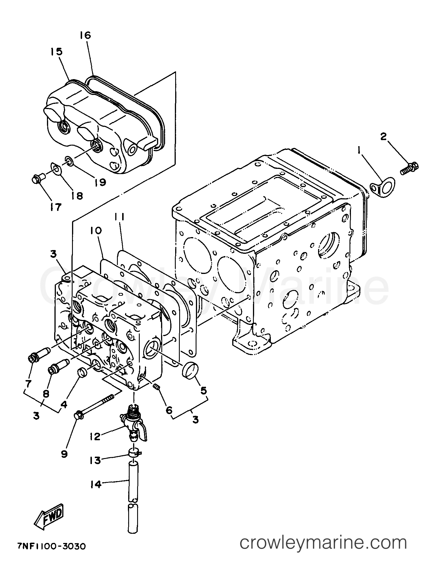 Yamaha Motors EDL6500S - CYLINDER HEAD