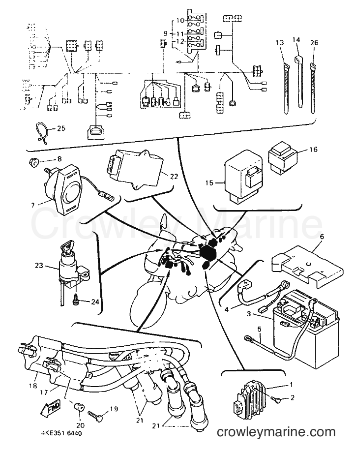 Yamaha Motors XJ600N (4KA3) [010] - ELECTRICAL 1