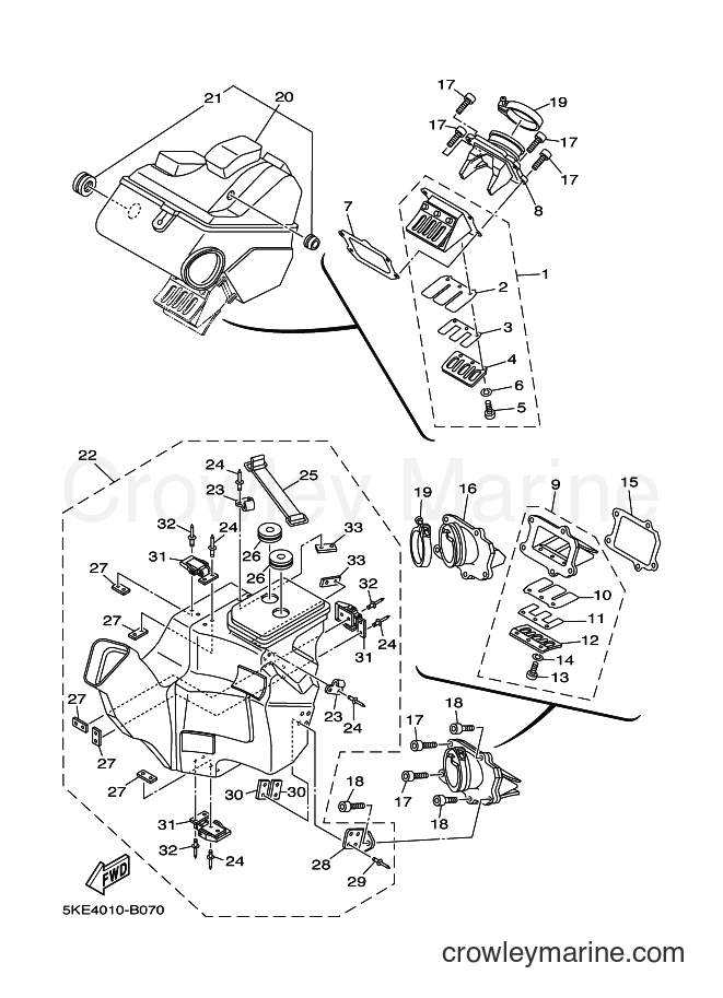 2003 Street Bike TZ250 - TZ250 (5KE4) [010] - INTAKE