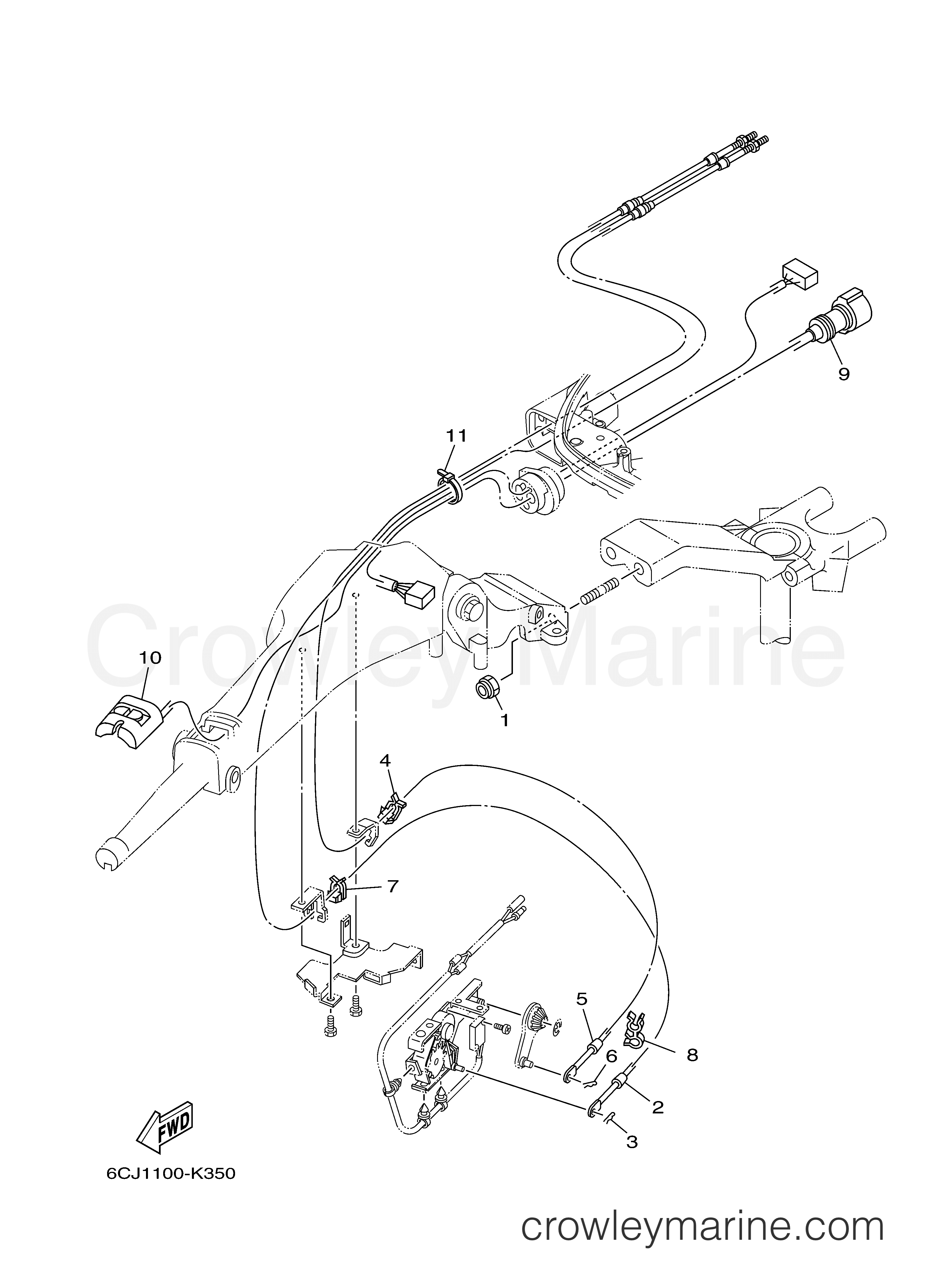 OPTIONAL PARTS 3 2012 Outboard 70hp F70LA Crowley Marine