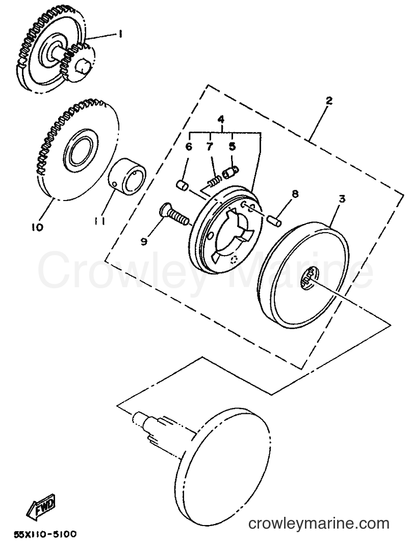 1988 ATV YFM80U - YFM80U (2FJ0) [040] - STARTER