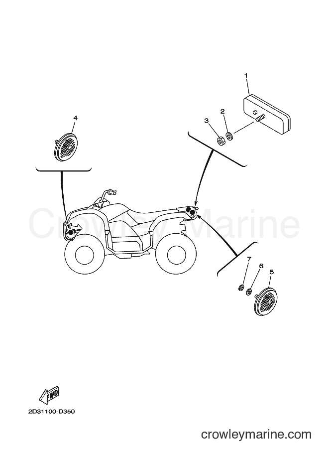 Yamaha Motors YFM80G (2D31) [010] - ELECTRICAL 2