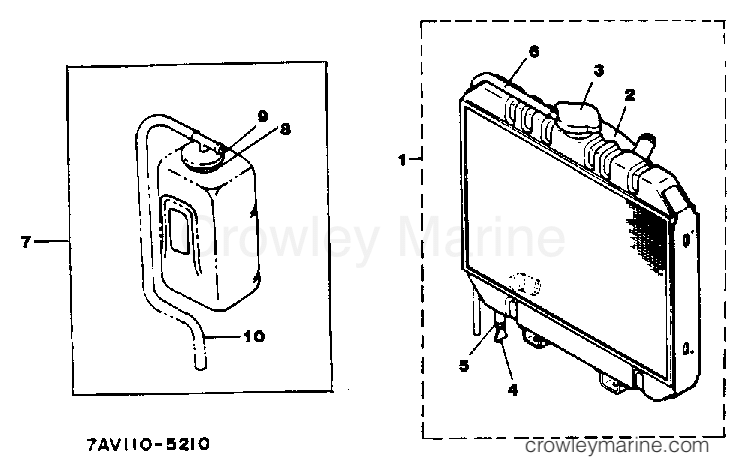 Yamaha Motors EDL5500DVES - RADIATOR