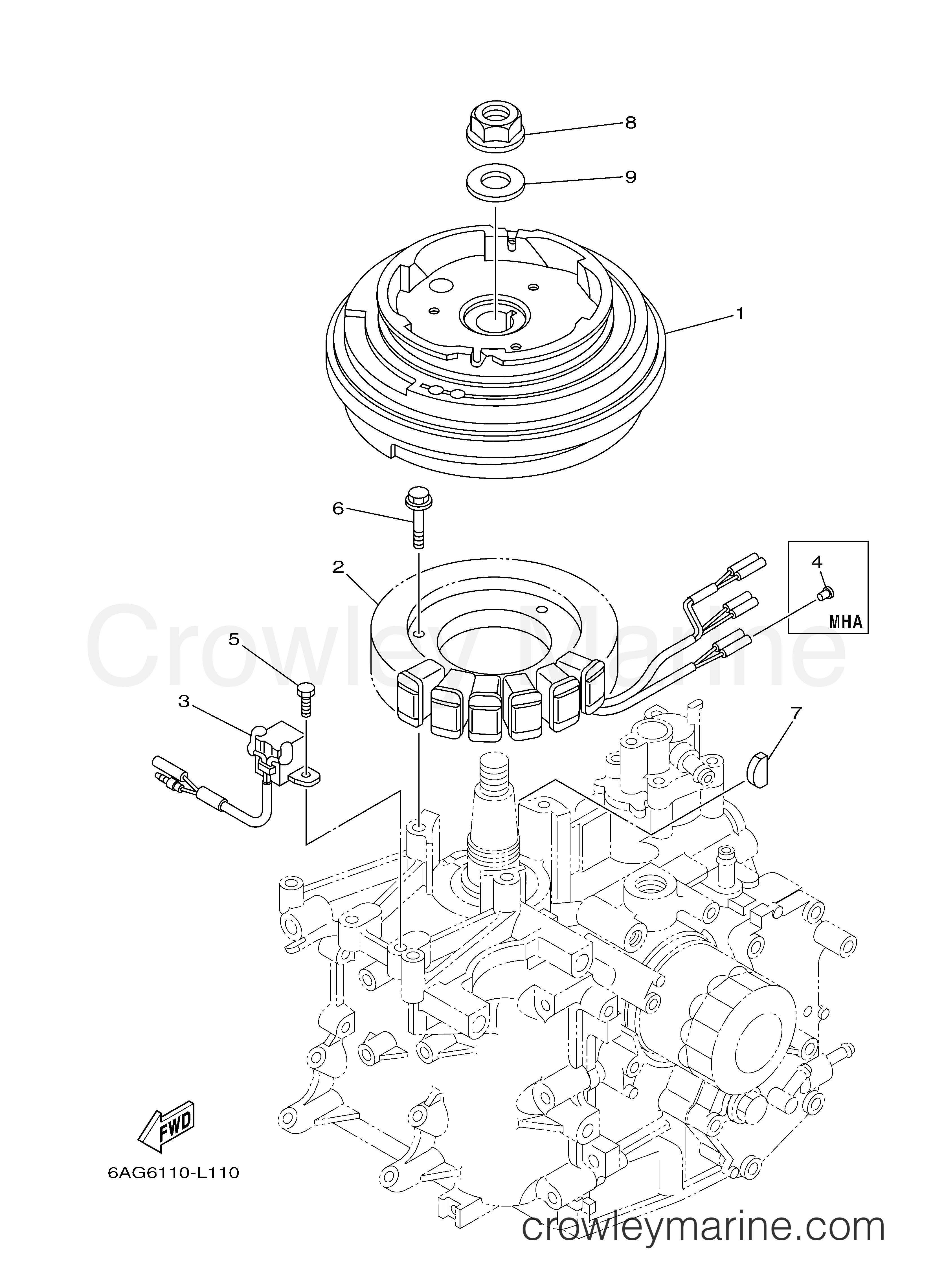 Yamaha Motors F20SEA - GENERATOR