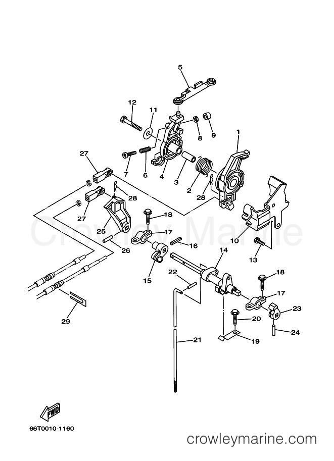 Yamaha Motors (E)40X (66T2) [430] - CONTROL