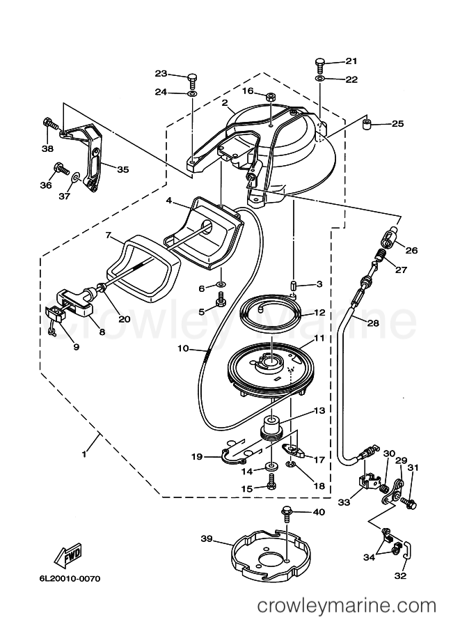 Yamaha Motors 20D (6L31) [030] - STARTER