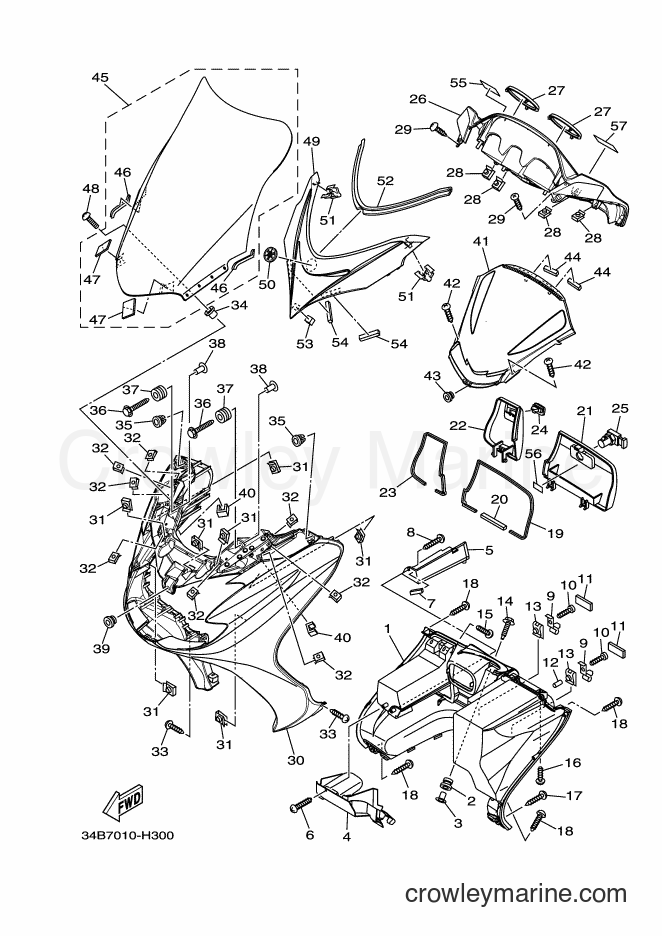 2009 Maxi-Scooter YP400G - YP400G (34B7) [010] - LEG SHIELD
