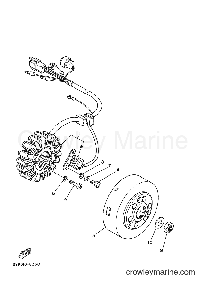 1990 Dirt Bike TDR250 - TDR250 (3CK2) [999] - GENERATOR