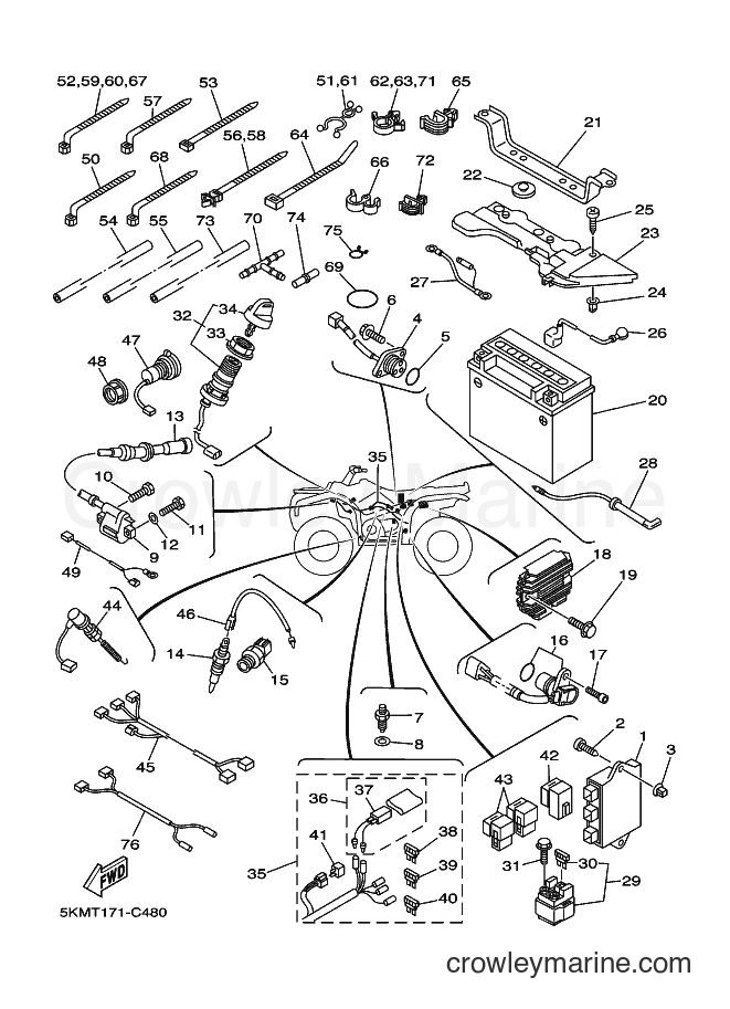 2006 ATV YFM660FWA - YFM660FWA (2C6M) [010] - ELECTRICAL 1