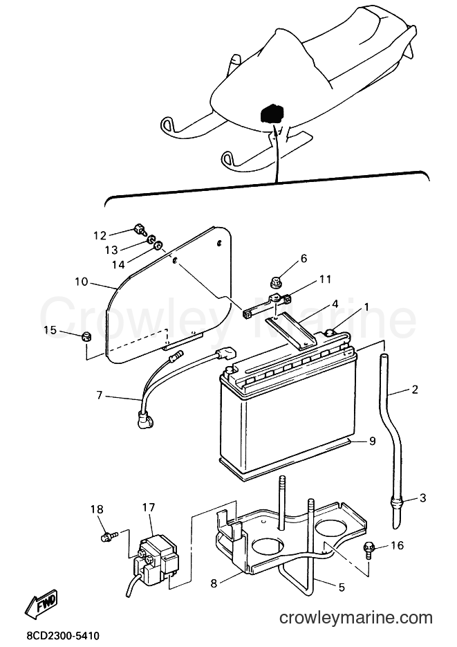 Yamaha Motors VX500 (8AS2) [010] - ELECTRICAL 2