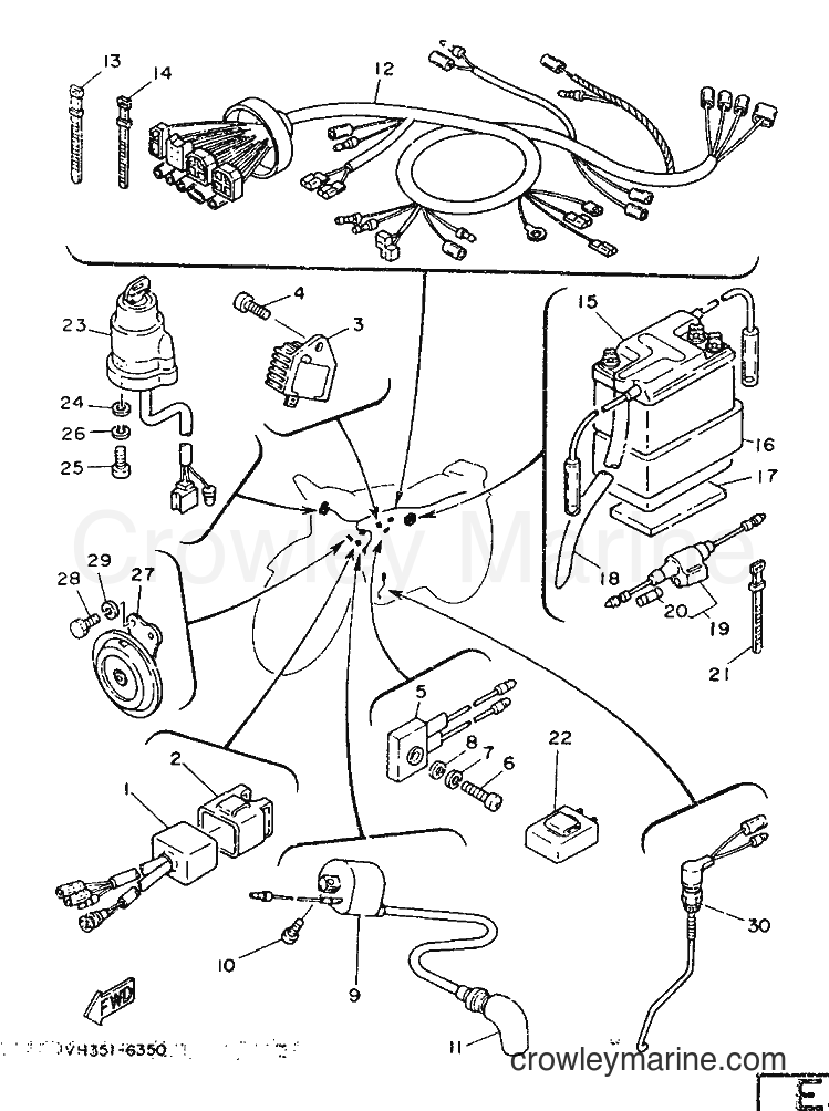 1986 Dirt Bike IT200S - IT200S (1VH) [999] - ELECTRICAL 1
