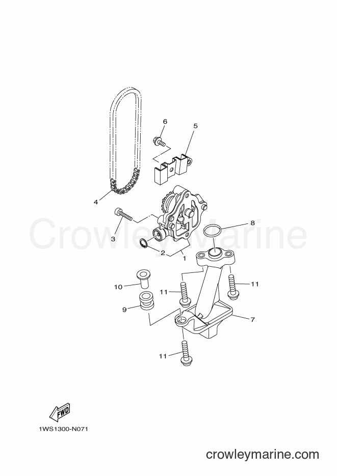 Yamaha Motors FZ07FC (2RC2) [010] - OIL PUMP