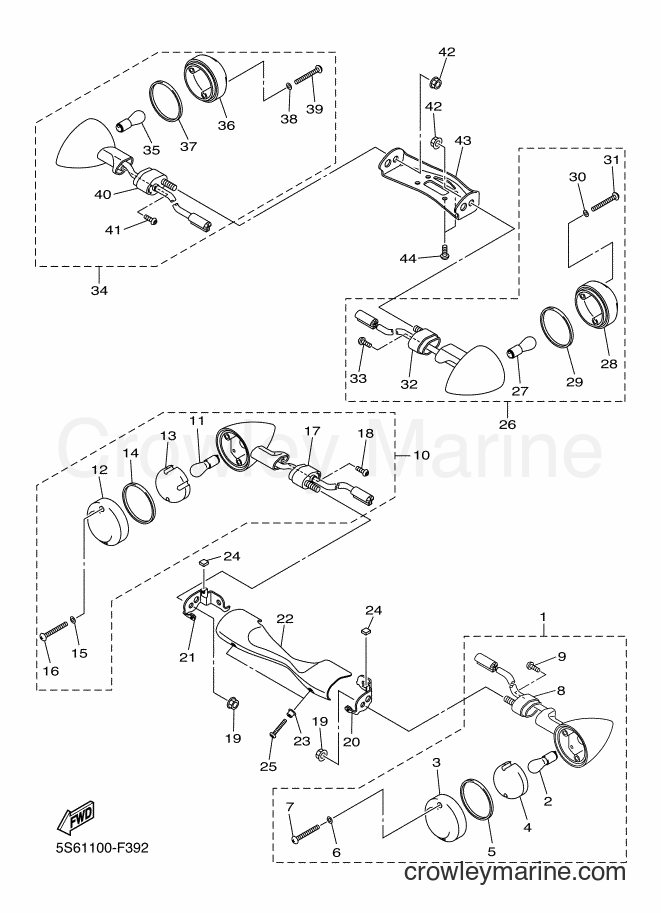 Yamaha Motors XVS1300CT (5S63) [020] - FLASHER LIGHT
