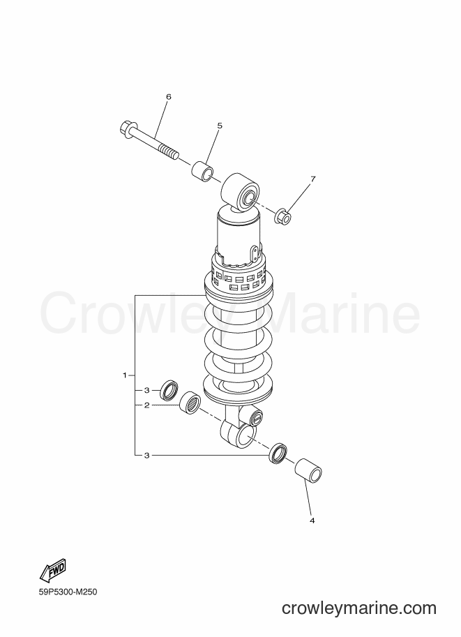 Yamaha Motors FZ8-S (42PG) [050] - REAR SUSPENSION