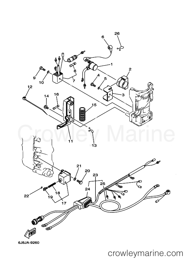 Yamaha Motors 30D (6J8) [99B] - ELECTRICAL 2