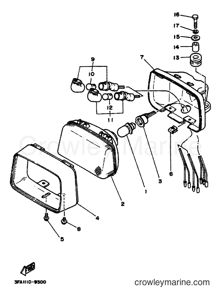 Yamaha Motors YFA1 (3FA4) [020] - HEADLIGHT