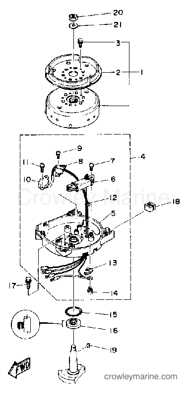 Yamaha Motors 4MLHQ - GENERATOR