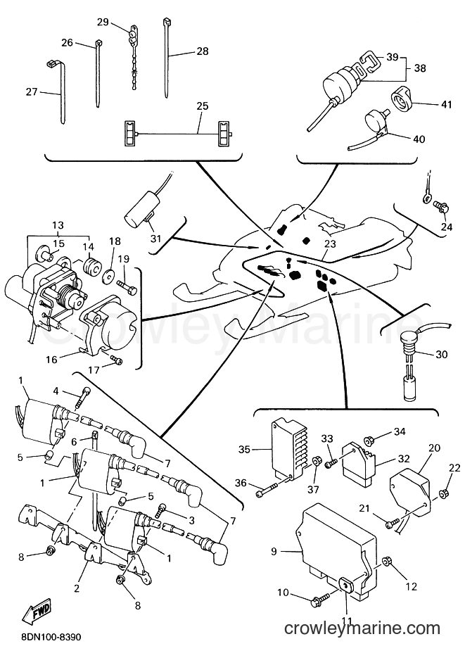 Yamaha Motors SRX700 (8DN1) [020] - ELECTRICAL 1