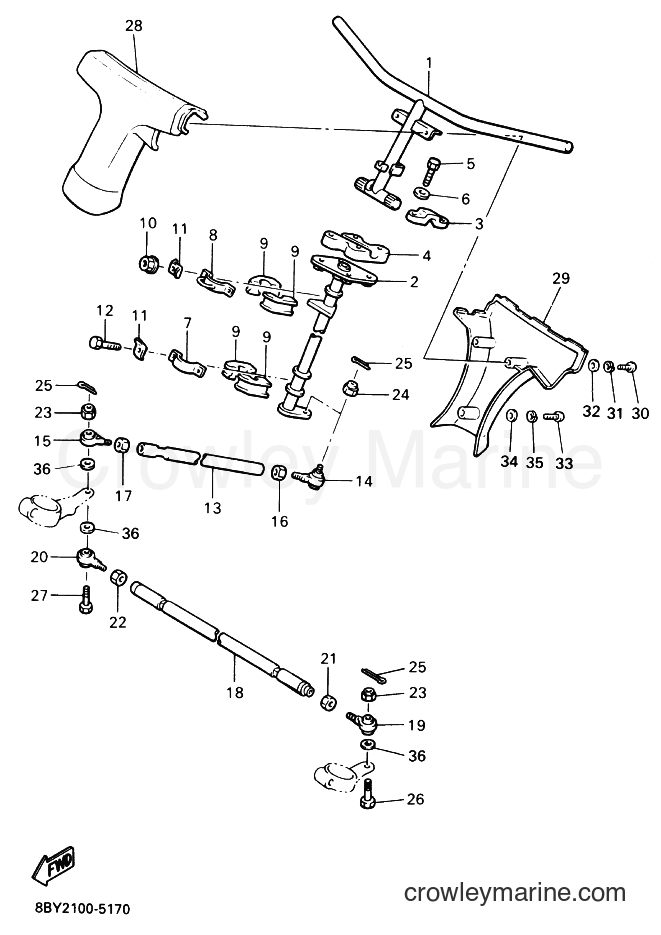 Yamaha Motors ET410TR (8BY2) [020] - STEERING