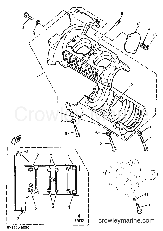 Yamaha Motors ET340 (84F0) [010] - CRANKCASE