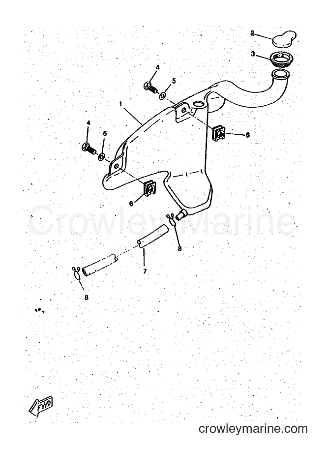 1996 Scooter CW50RSP - CW50RSP (4WS2) [010] - OIL TANK