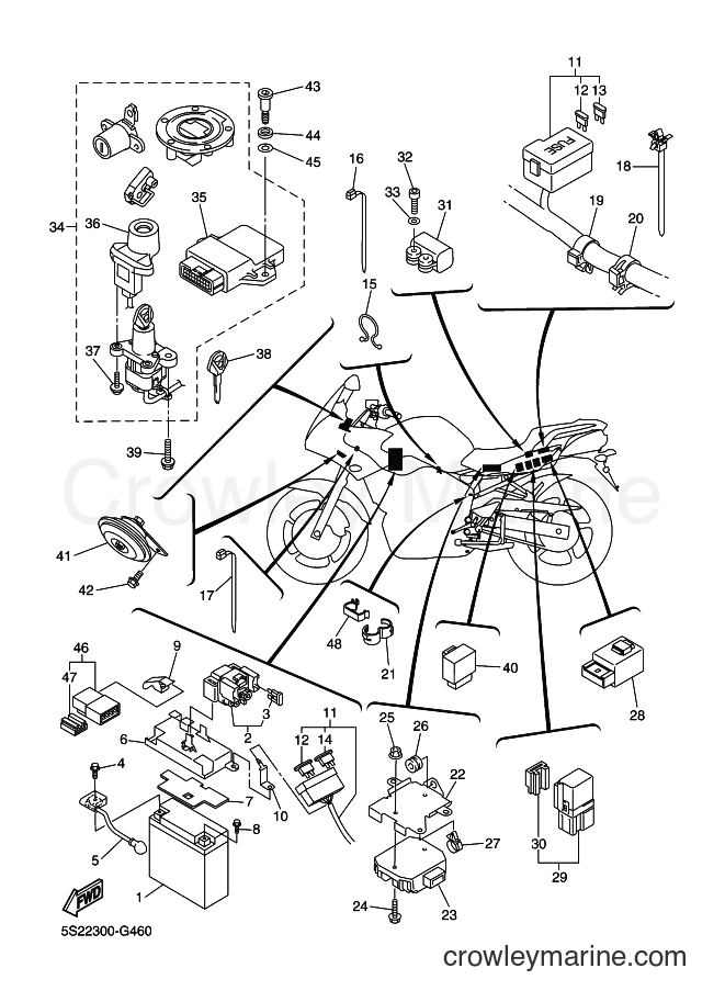 2009 Street Bike FZ6-SAHG - FZ6-SAHG (5S23) [010] - ELECTRICAL 2