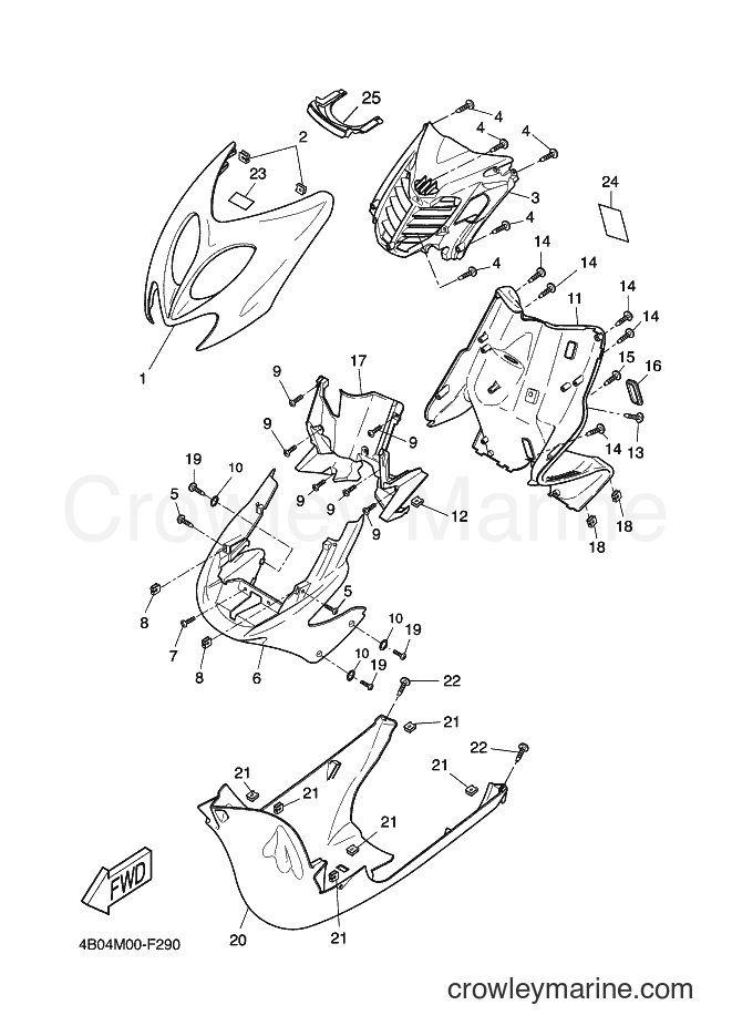 2007 Scooter YQ50L - YQ50L (4B04) [030] - LEG SHIELD