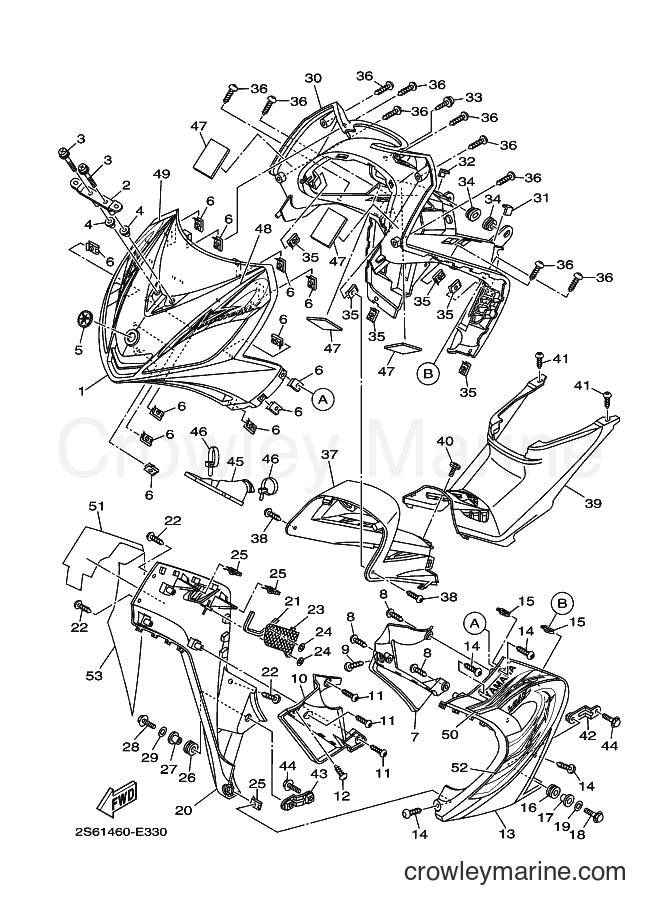2006 Scooter T135HC - T135HC (2S61) [010] - LEG SHIELD