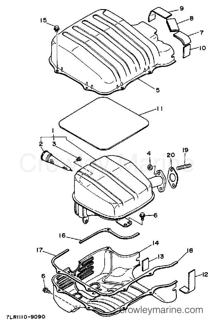 Yamaha Motors EF3800DVE - EXHAUST