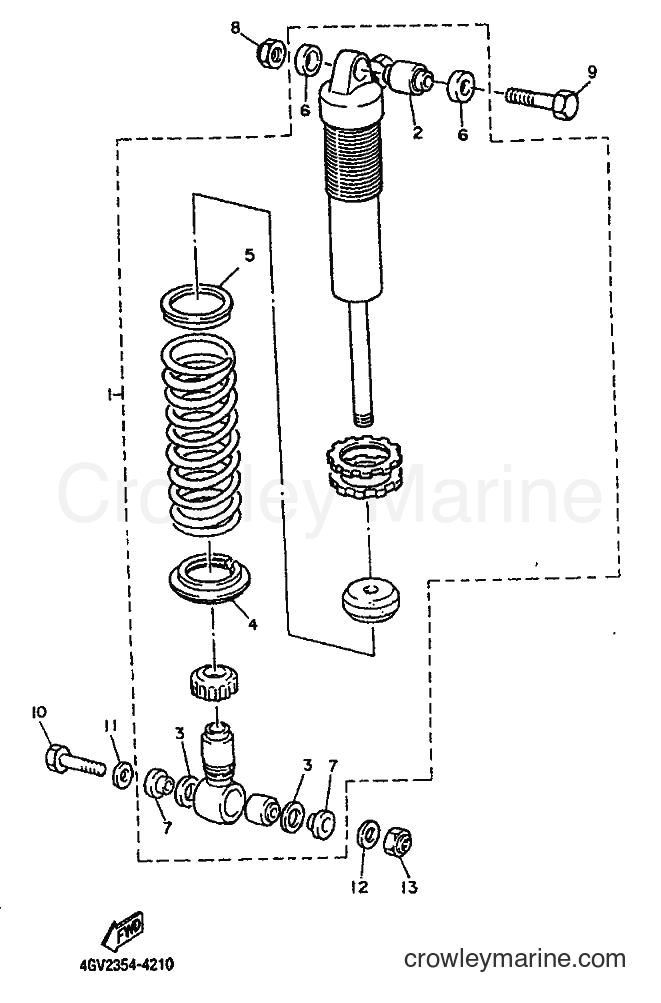 Yamaha Motors TT600E (4GV2) [999] - REAR SUSPENSION