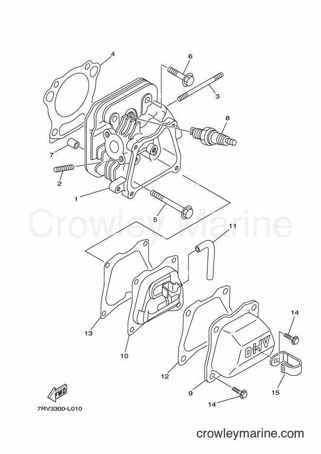 2017 Snowblower YT660 - YT660 (7T02) [010] - CYLINDER HEAD